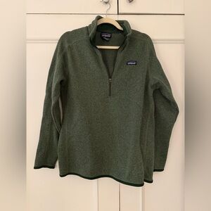 Patagonia Forest Green Women’s Better Sweater 1/4-Zip Fleece